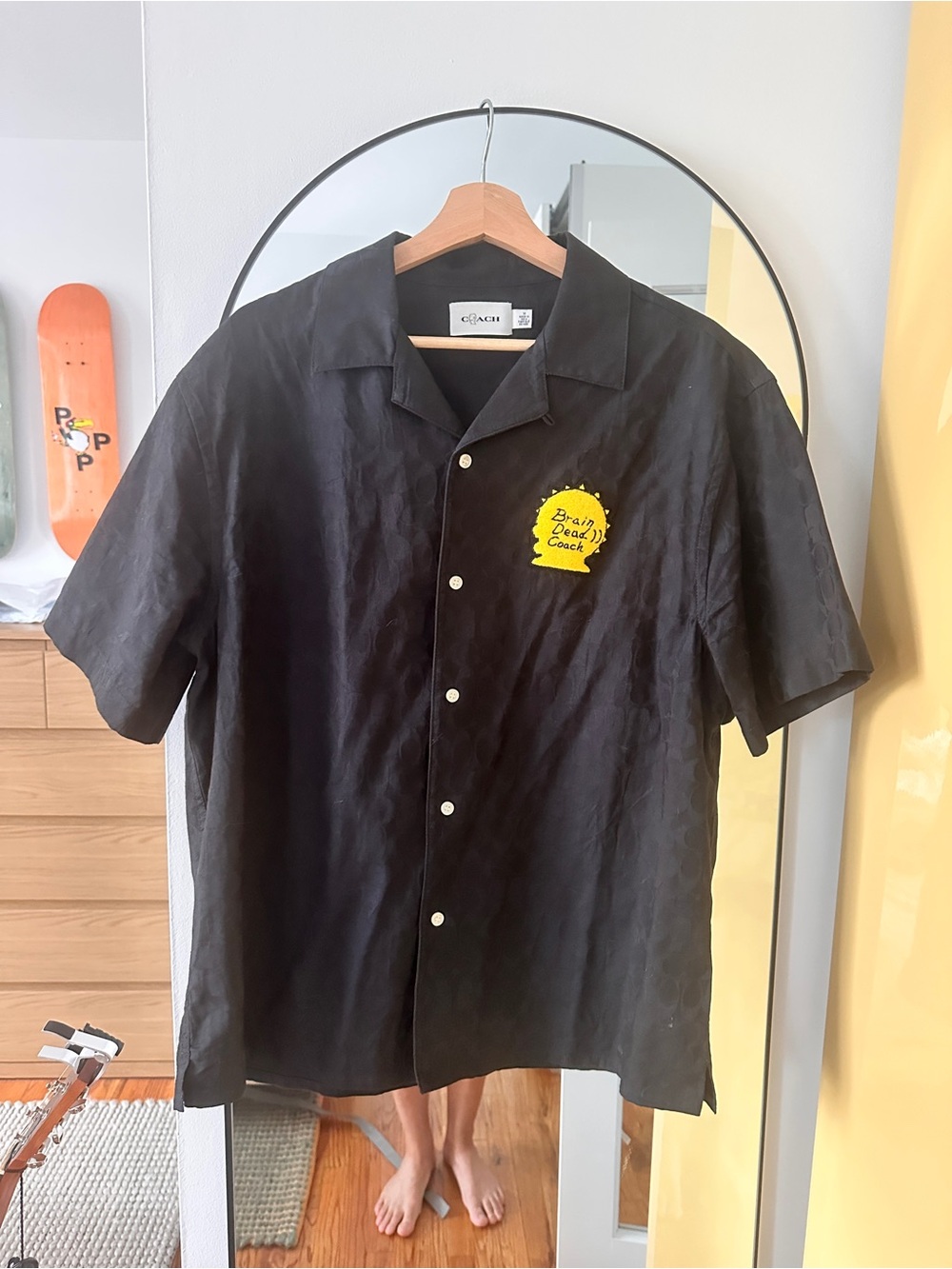 Brain dead x coach limited edition collab shirt